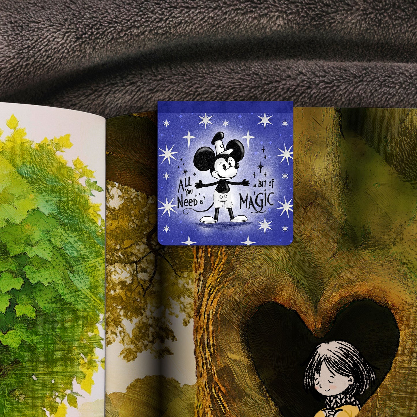 Mickey All You Need Is Magic - Magnetic Bookmark