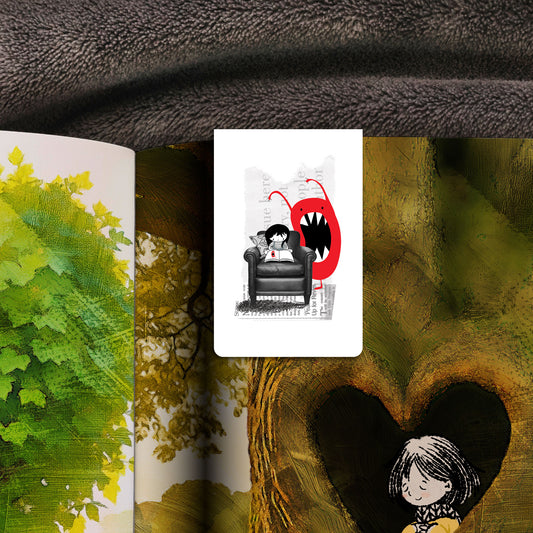Reading Monster - Magnetic Bookmark