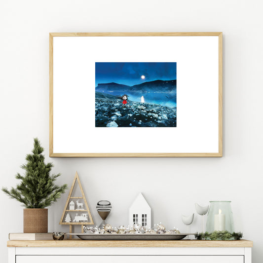 Beneath the Baffin Moon – Nunavut Art Print - Canada Series