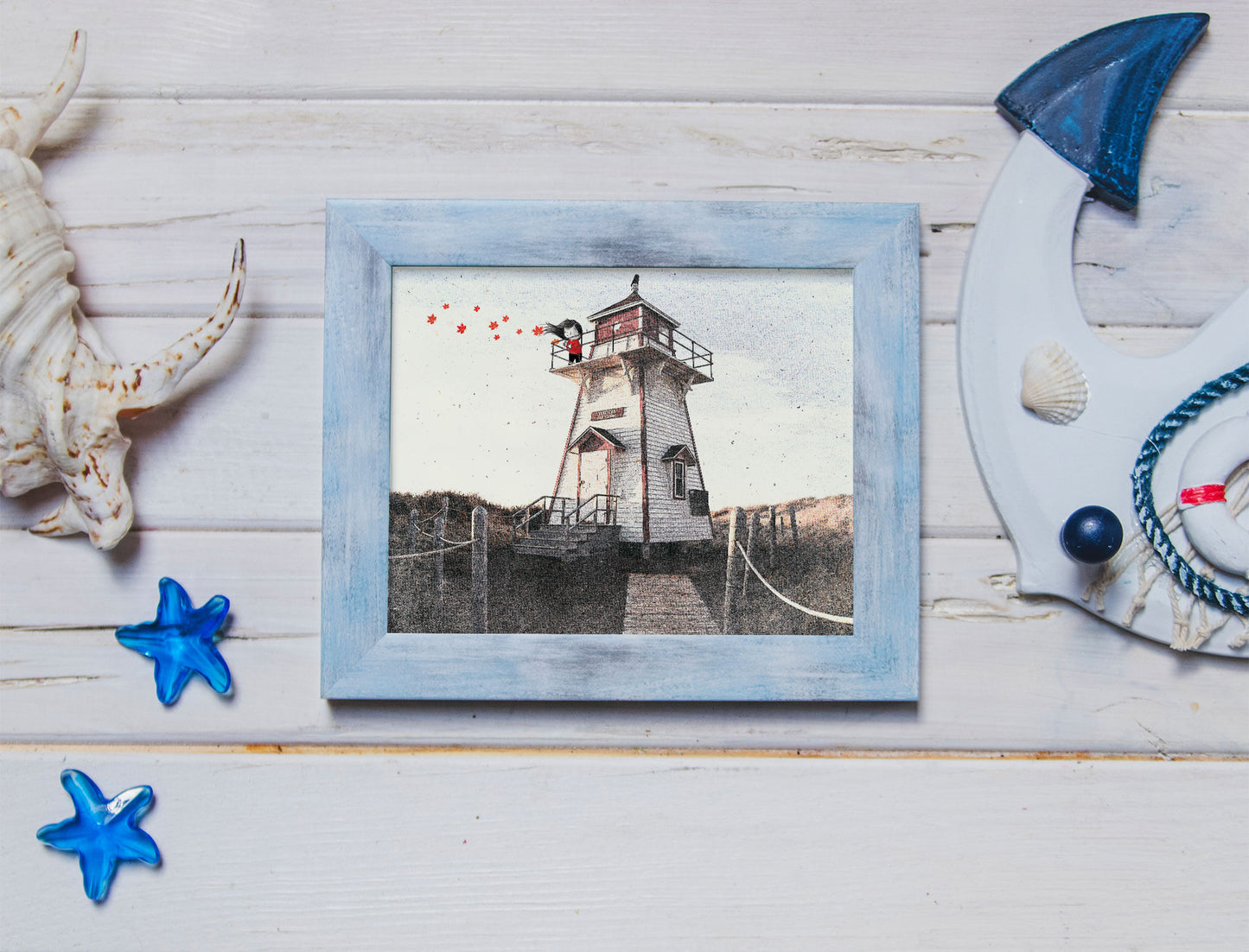 Covehead Lighthouse, PEI Art Print - Canada Series