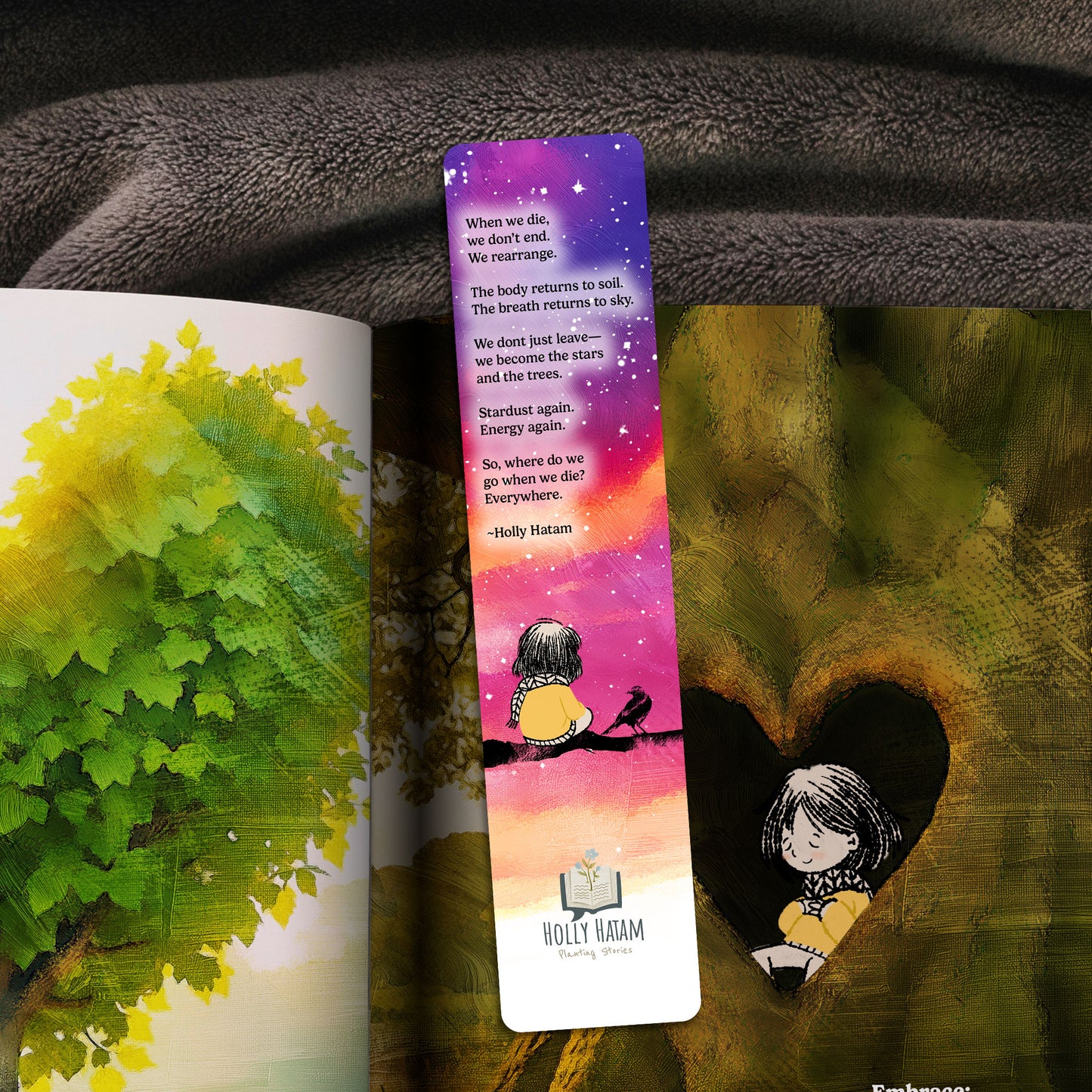 The Girl and the Crow - Bookmark