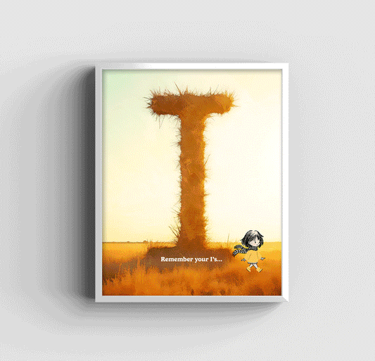 Remember Your I's - Art Print
