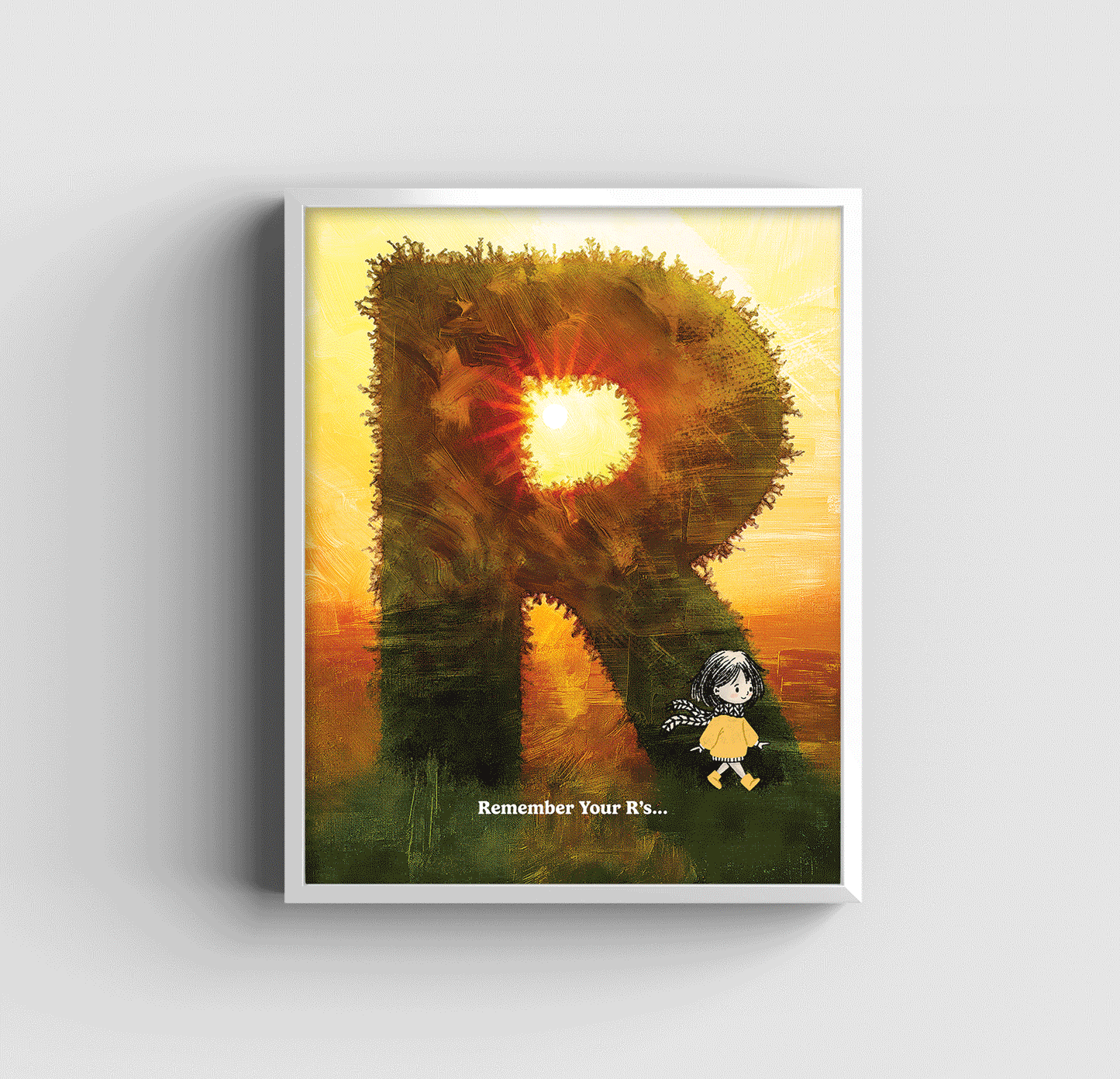 Remember Your R's - Art Print