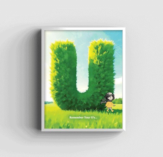 Remember Your U's - Art Print