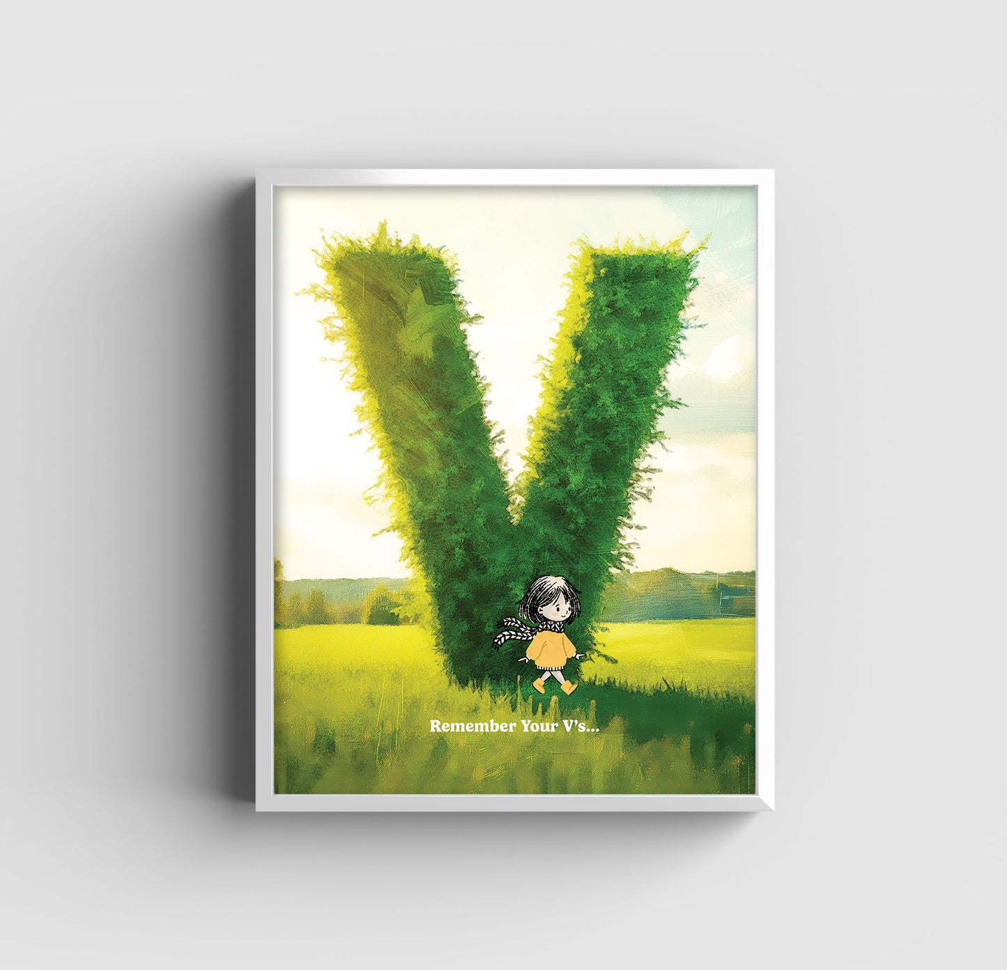 Remember Your V's - Art Print