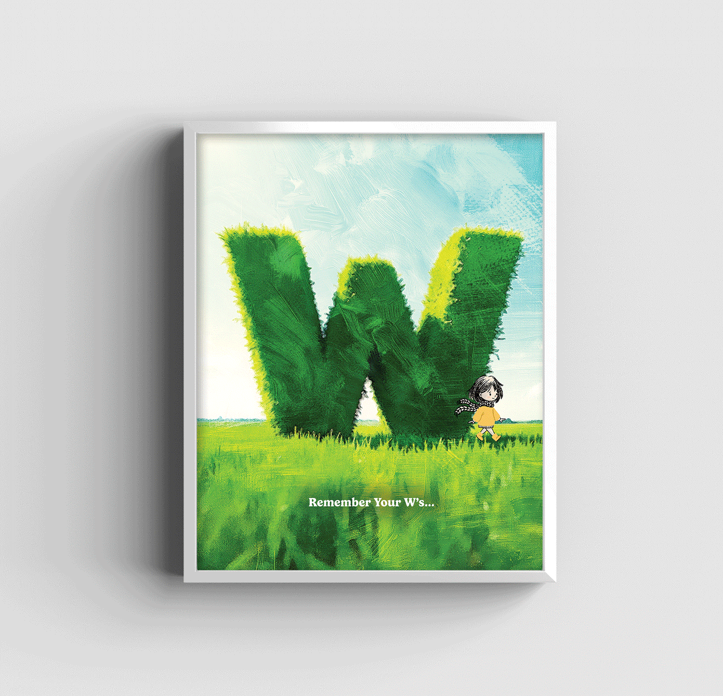 Remember Your W's - Art Print