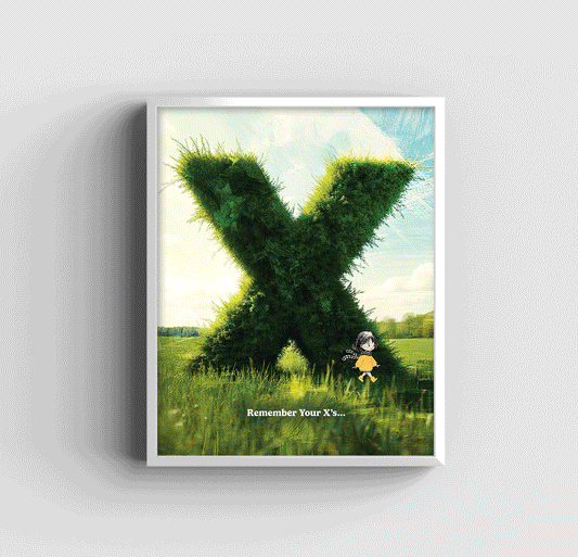 Remember Your X's - Art Print
