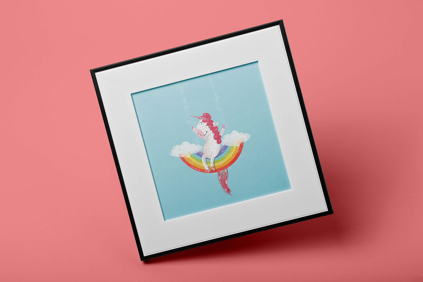 Unicorns Are Real! - Rainbow Swing Print