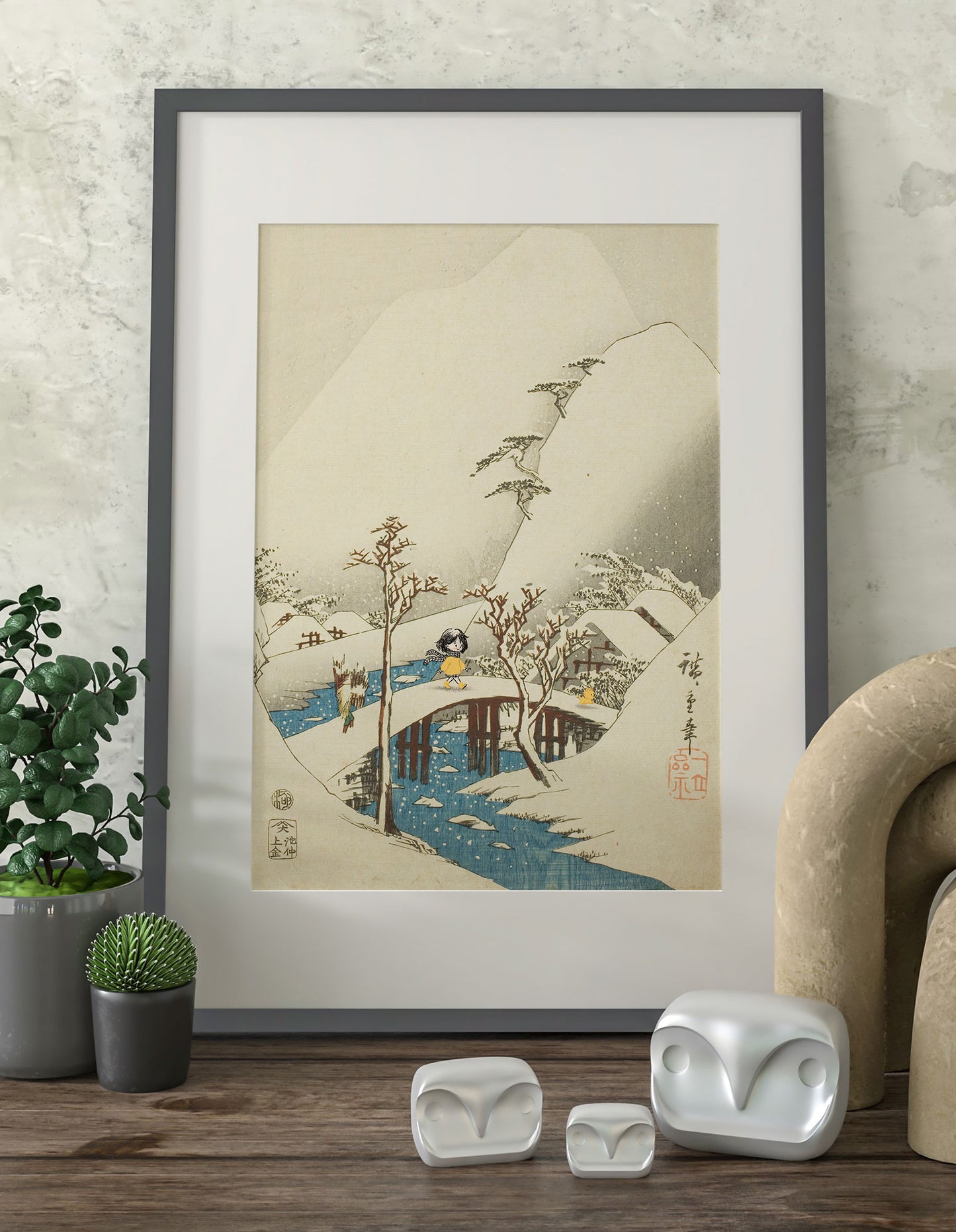 Winter Walk Art Print