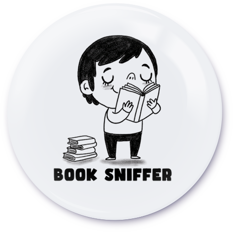 Book Sniffer | Pinback Buttons