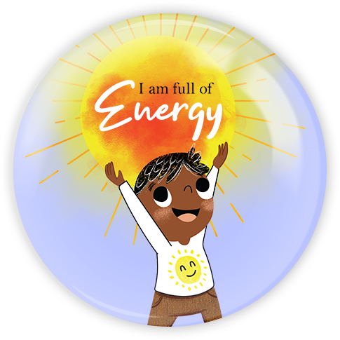 Full Of Energy | Pinback Buttons