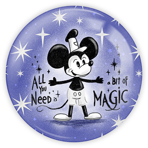 Mickey Magic | Pinback Buttons