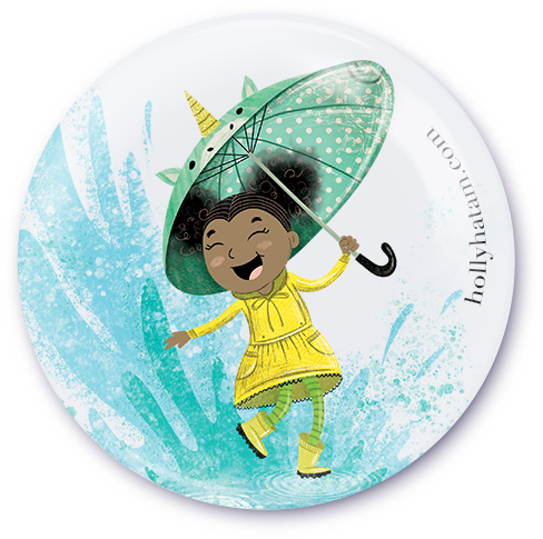 Make A Splash | Happy Right Now | Pinback Buttons